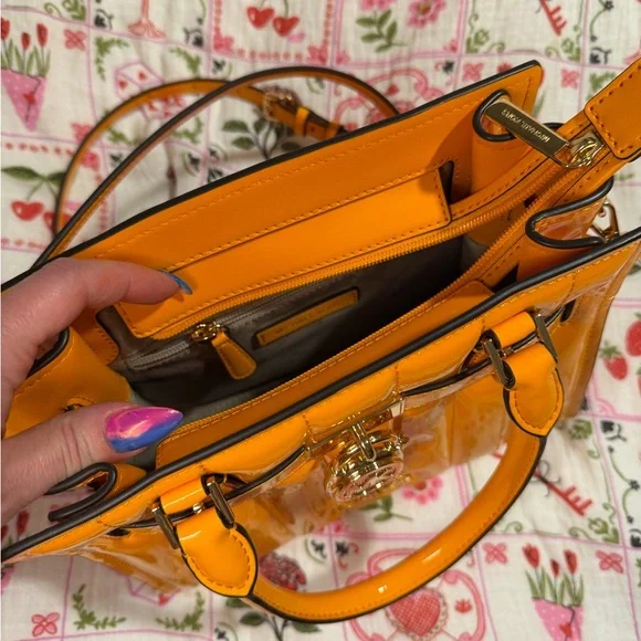 Michael Kors Hamilton Small Patent Satchel - Picture 7 of 8